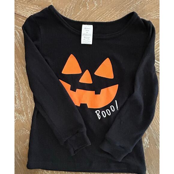 NWOT-Modern Kids "Boo" Pumpkin Long Sleeve Shirt-Size 4T - Picture 3 of 7